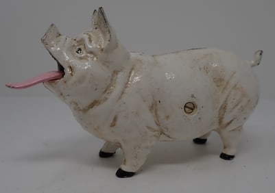 Cast Iron Pig Mechanical Bank
