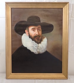 Dirck Jansz. Pesser Portrait Oil on Canvas Painting