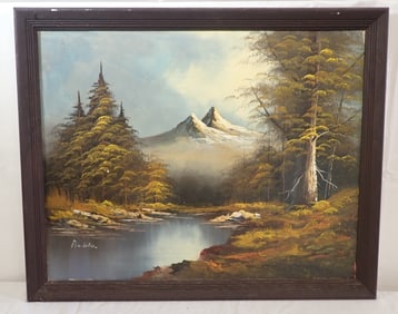 Barister Oil on Canvas Painting