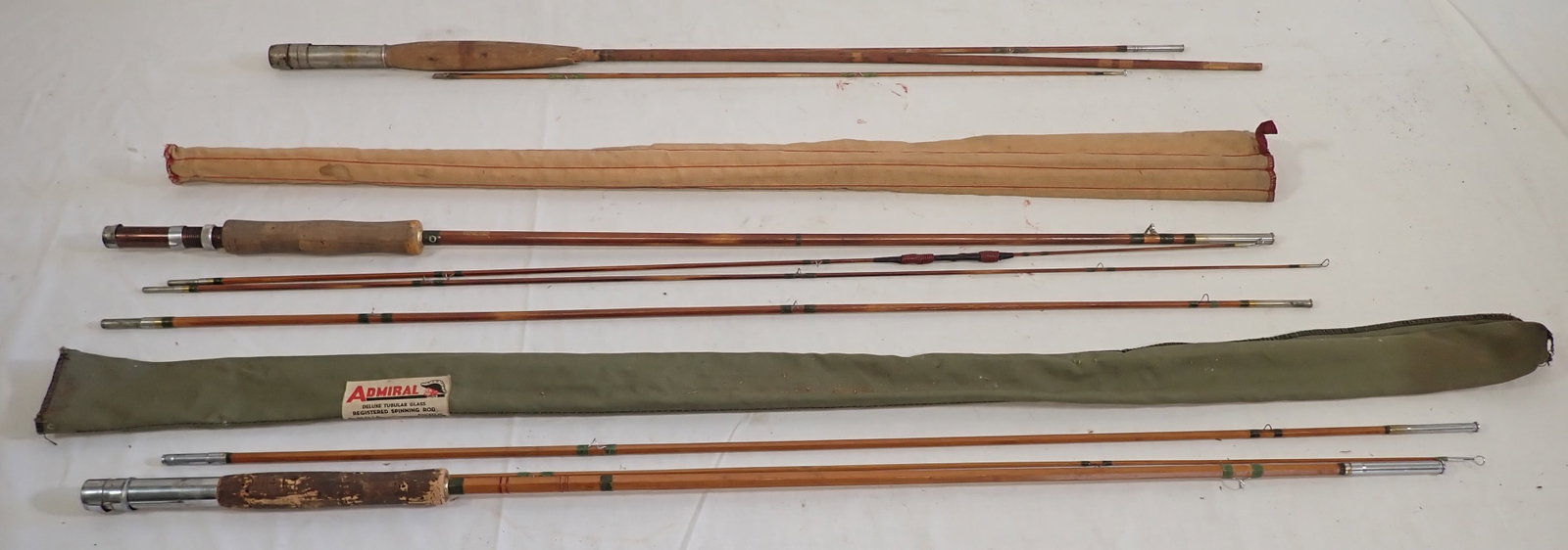 Fly Fishing Rods incl South Bend: 2 in front are South Bend. Shipping available