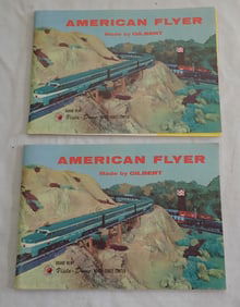 2 Gilbert American Flyer Train Brochures