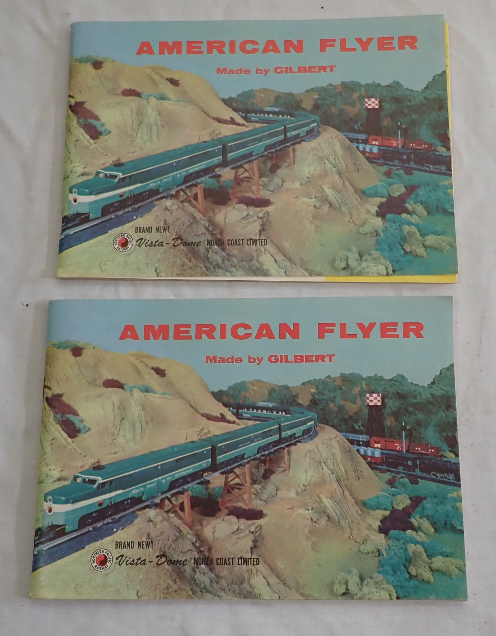 2 Gilbert American Flyer Train Brochures: Shipping available