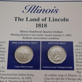 Postal Commemorative Statehood Quarters & Stamps