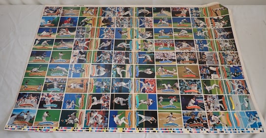 1997 Topps Baseball Cards Uncut Sheet
