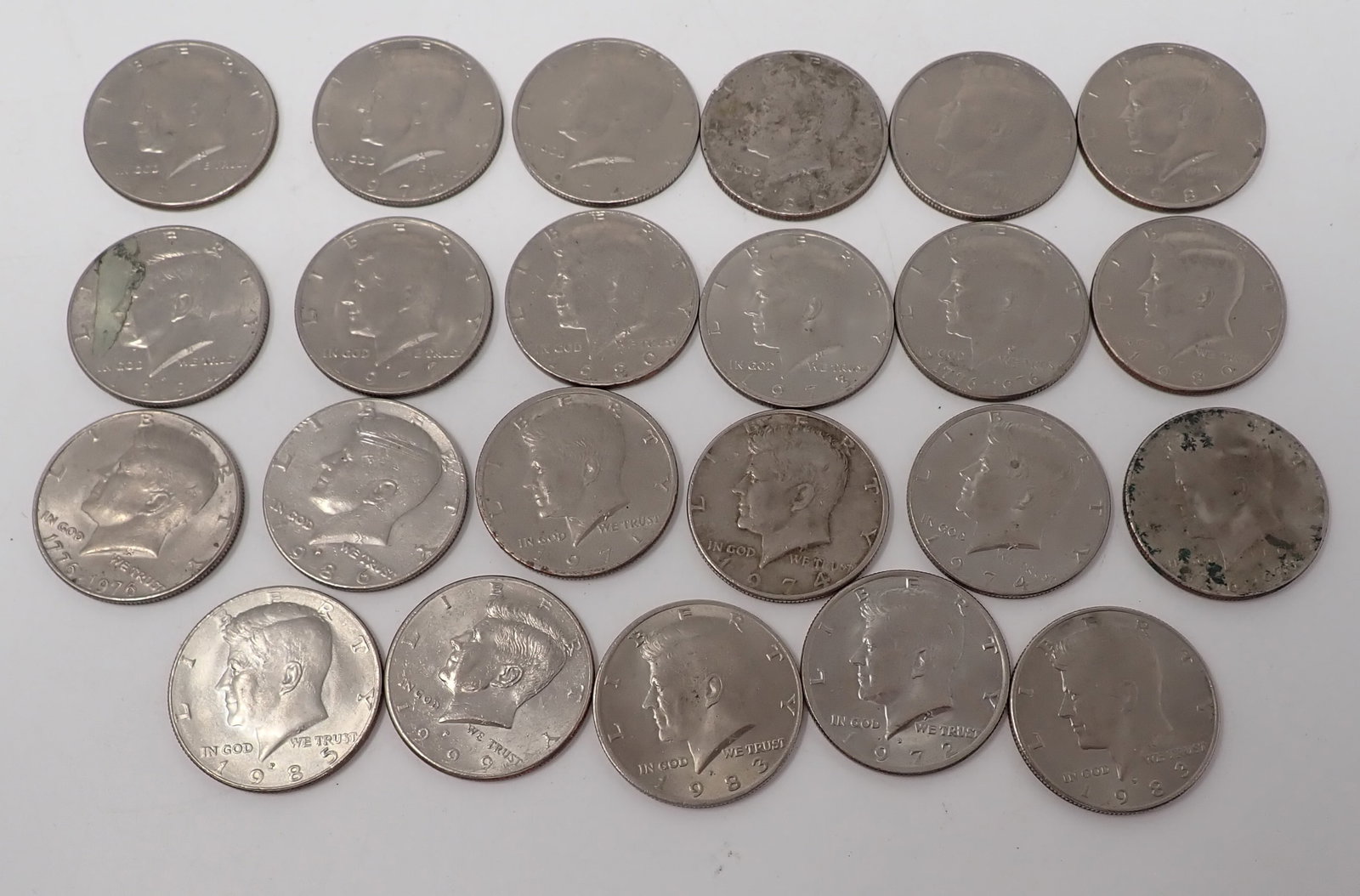 1970's & 80's Kennedy Half Dollars: Jefferson Halves - Shipping available