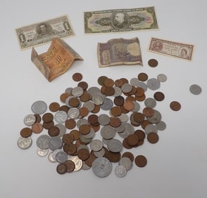 Foreign Coins & Paper Money