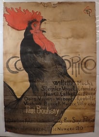 Charle Verneau Theophile-Alexander Cocorico Poster
