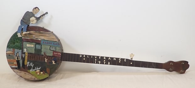 Jeff Carlisle Autographed Billy Reddon 1972 Deliverance Banjo