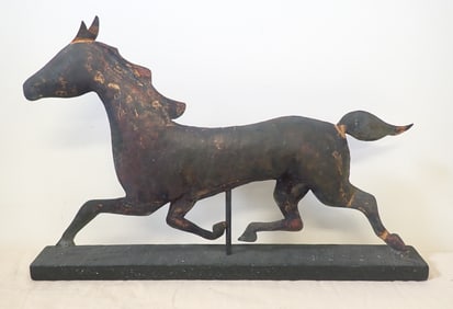 Copper Horse Folk Art Weathervane Silhouette