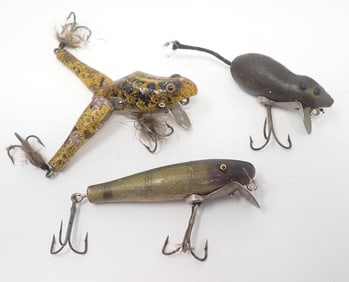 Paw-Paw Fishing Lures incl Frog & Mouse