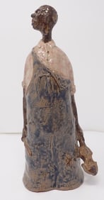 African American Violin Player Pottery Bank