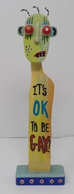 Willard J It's OK To Be Gay Outsider Art