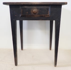 One Drawer Tapered Leg Stand