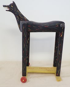 Roy Minshew Hell on Wheels Outsider Art Dog