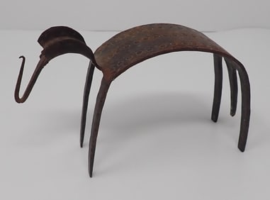 Abstract Art Metal Elephant