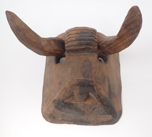 African Oxen Wooden Mask