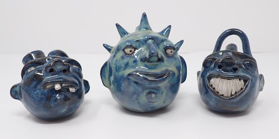 Jackie Apessos Mr. Moon Pottery Vessels