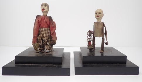 Outsider / Folk Art Figures on Bases