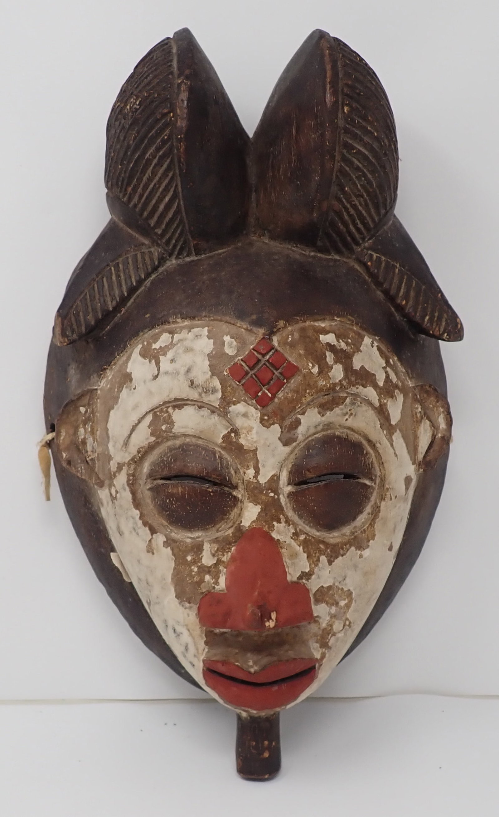 Ogowe Gabon African Mask: Approx 9 1/4" x 15 1/2". Shipping available