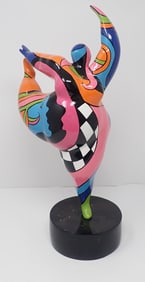 Laurie Terrier Nana Style Dancer Statue