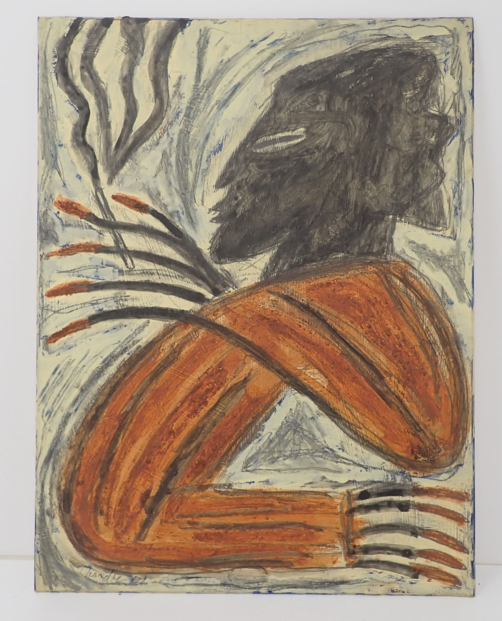 2007 Steven Chandler Georgia Red Mud Painting (1 of 3)