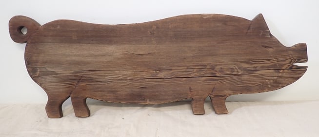Barn Wood Pig Wall Plaque