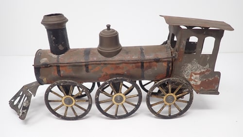 Tin Windup Toy Locomotive