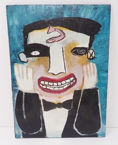 2013 Tmarie Nolan Outsider Art Acrylic on Board