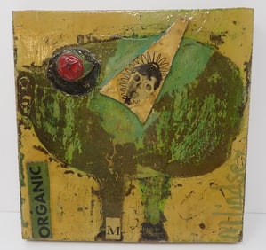 Misty Lindsey Mixed Media Abstract Collage