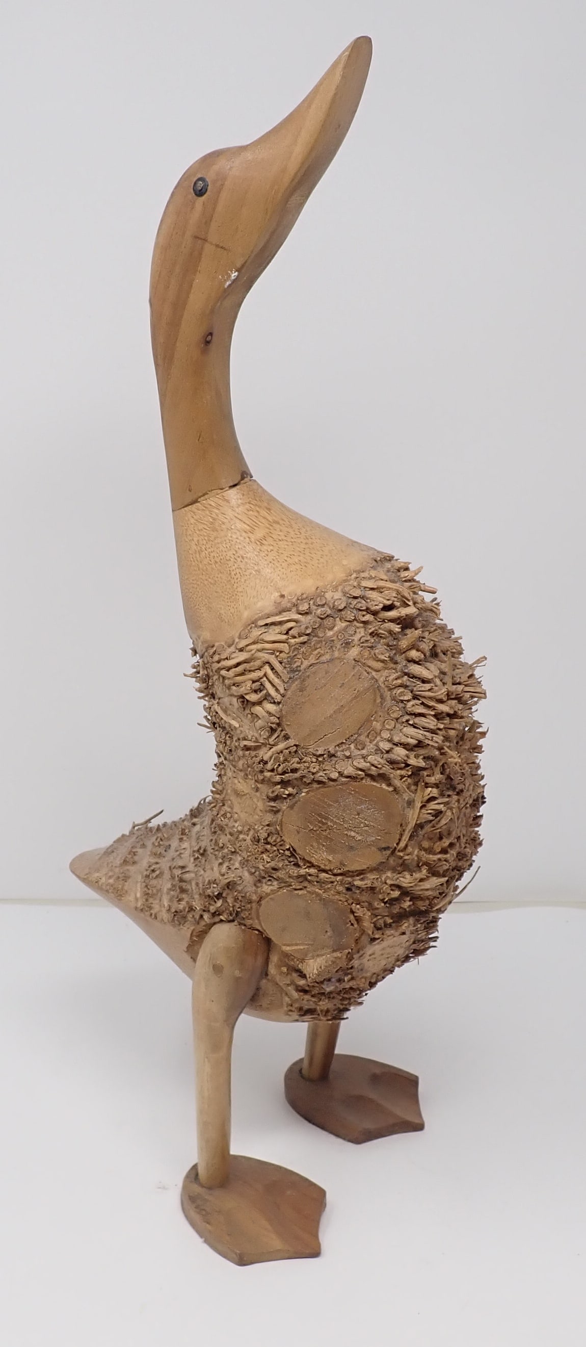 Bamboo Root Duck: Apprx 17 1/2" tall. Shipping available