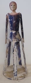 Folk Art Wooden Santos Cage Doll Mannequin