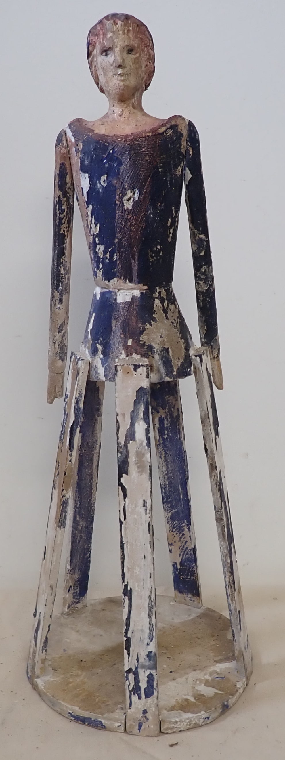 Folk Art Wooden Santos Cage Doll Mannequin (1 of 6)