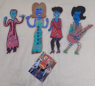 Miz Thang Outsider Art Acrylic Figures
