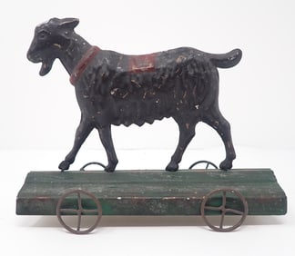 Tin Goat Pull Toy