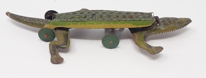 Tin Alligator Penny Toy