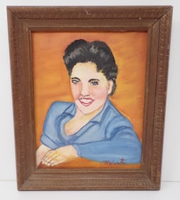 Signed Oil on Canvas Portrait