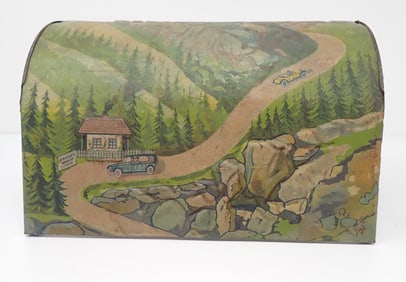 Tin Litho Train Tunnel