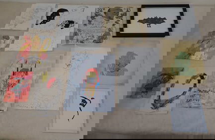 Outsider & Misc Art incl Dion Hitchings