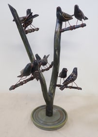Folk Art Bird Tree