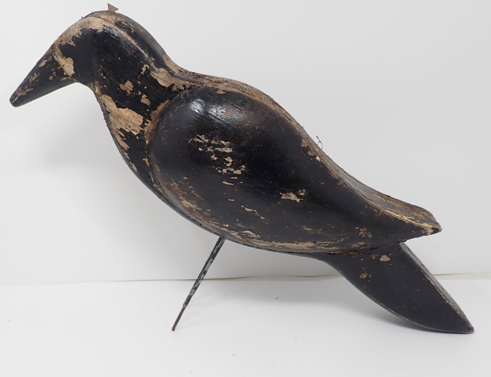 Wood Carved Crow: Apprx 16" long. Shipping available