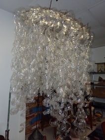 Dion Hitchings Clear Plastic Chandelier