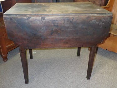 One Drawer Drop Leaf Table