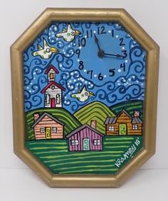 2018 Kramey Folk Art Clock