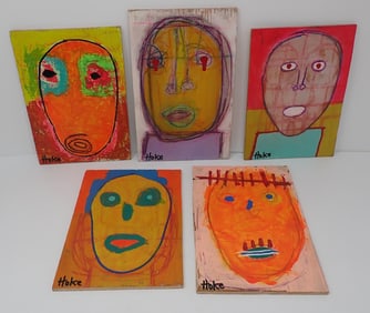 Robert Bob Hoke Outsider Art Paintings
