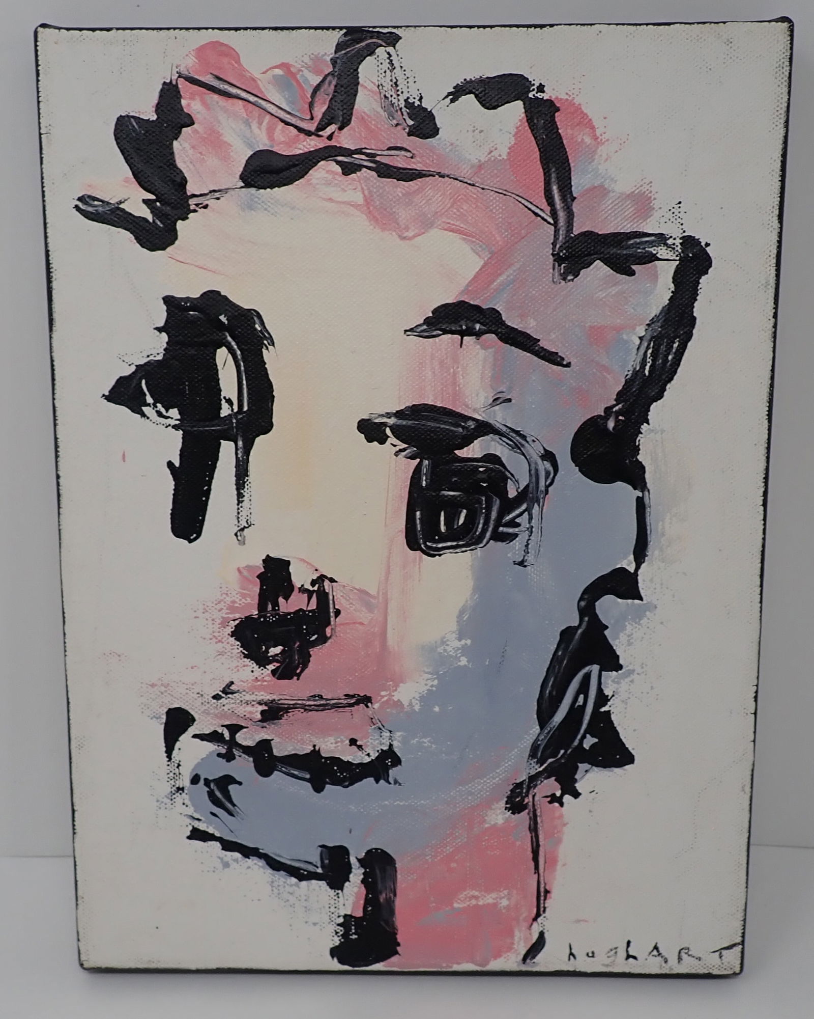 Jeff Hughart Folk Art Acrylic on Canvas (1 of 3)