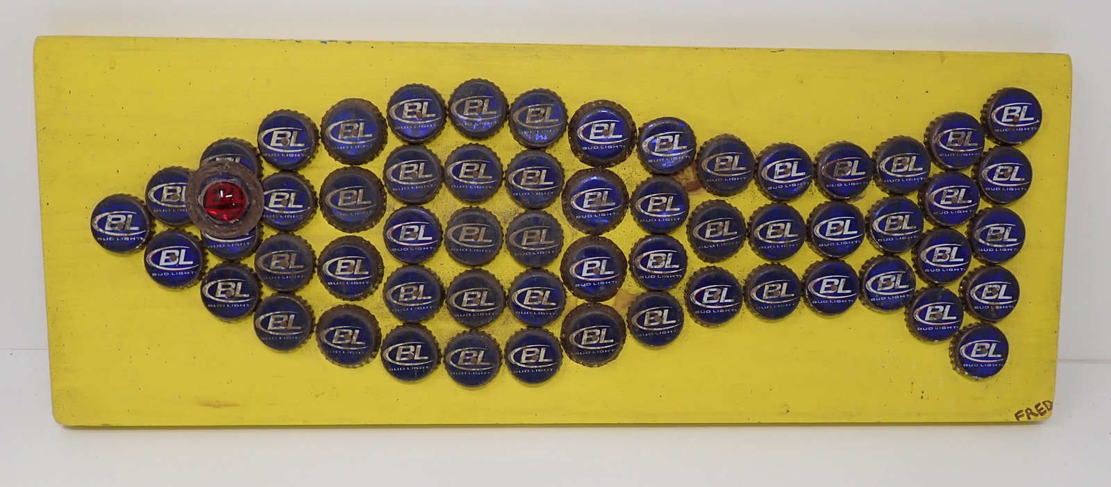 Billy Fred Hellams Folk Art Bottle Cap Fish (1 of 3)