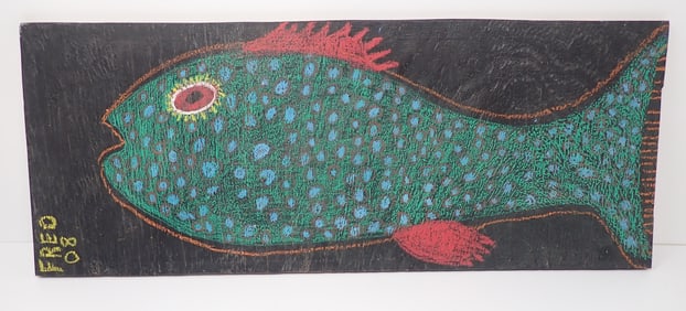 2008 Billy Fred Hellams Folk Art Fish