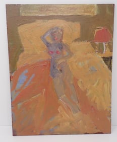 Elizabeth Snelling Nude Acrylic on Board