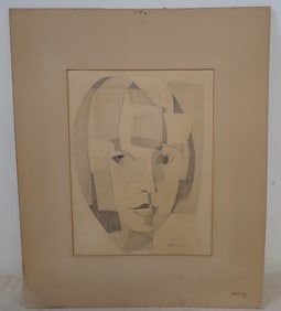 Drawing of Face Signed