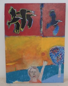 2023 T-Marie Nolan Acrylic on Board Painting